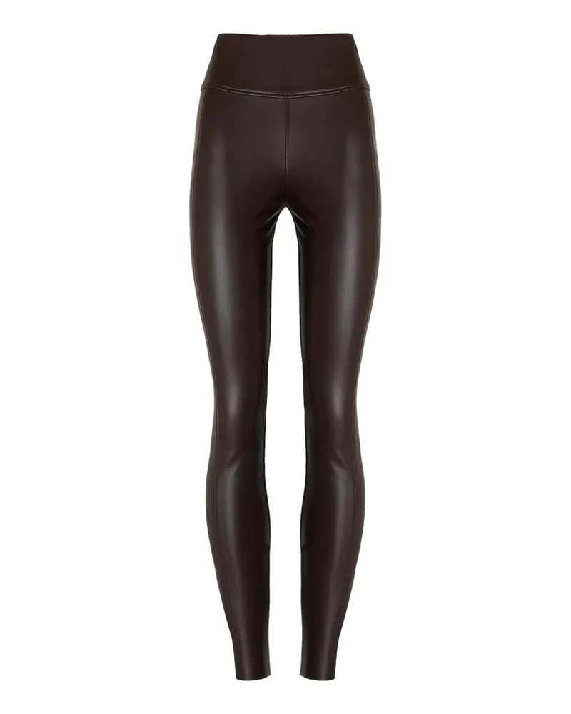 Wolford Edie Leggings aus Faux-Leder - Braun Braun