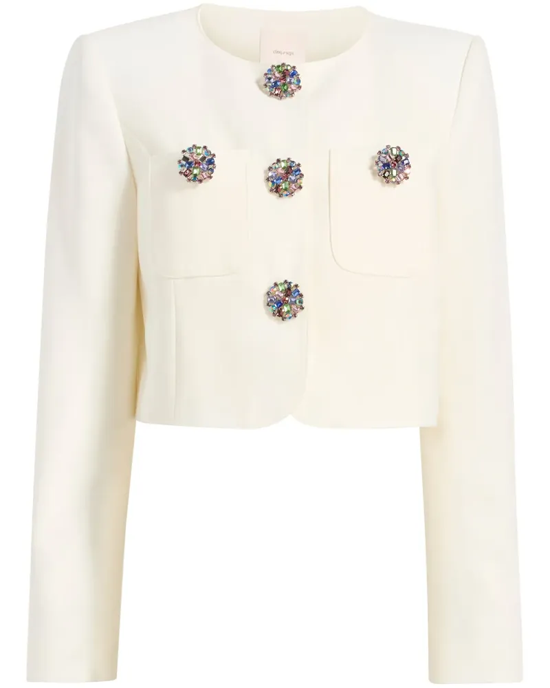Cinq à Sept Auden Jacke - Weiß Weiß