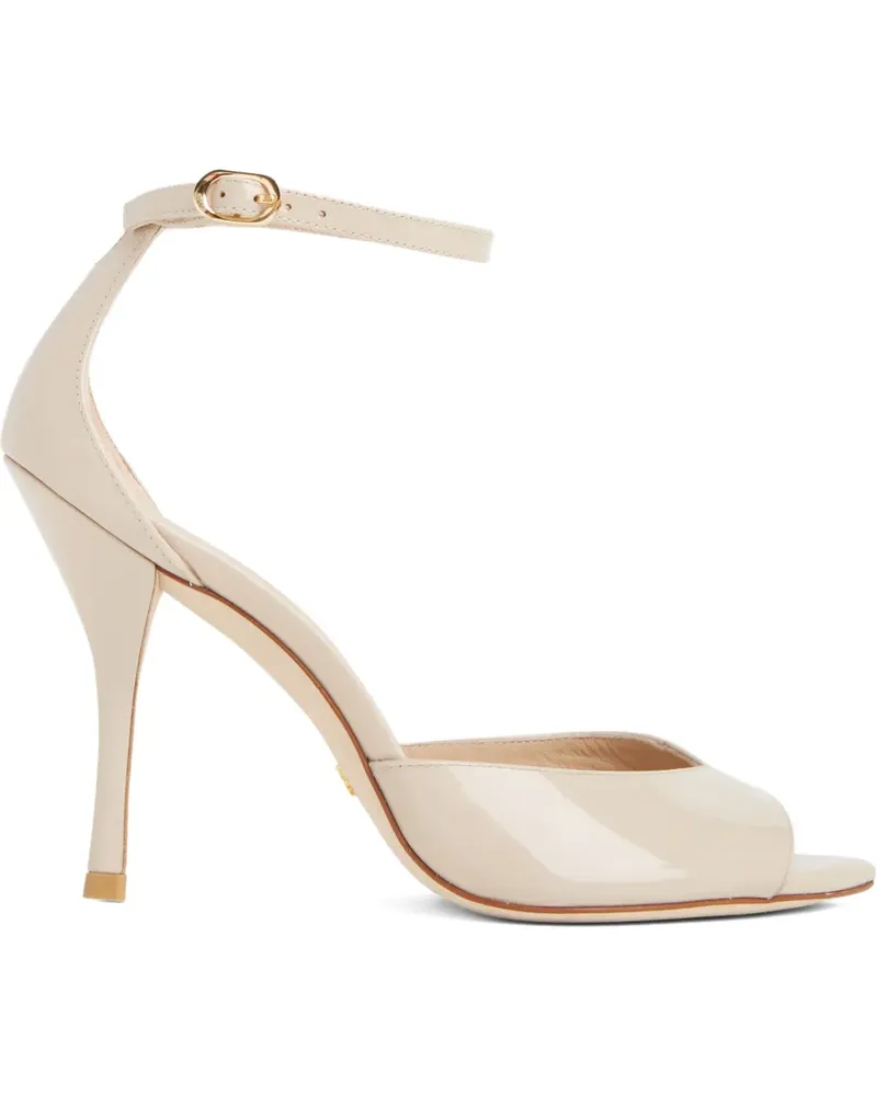 Stuart Weitzman 100mm pointed-toe stiletto sandals - Nude Nude