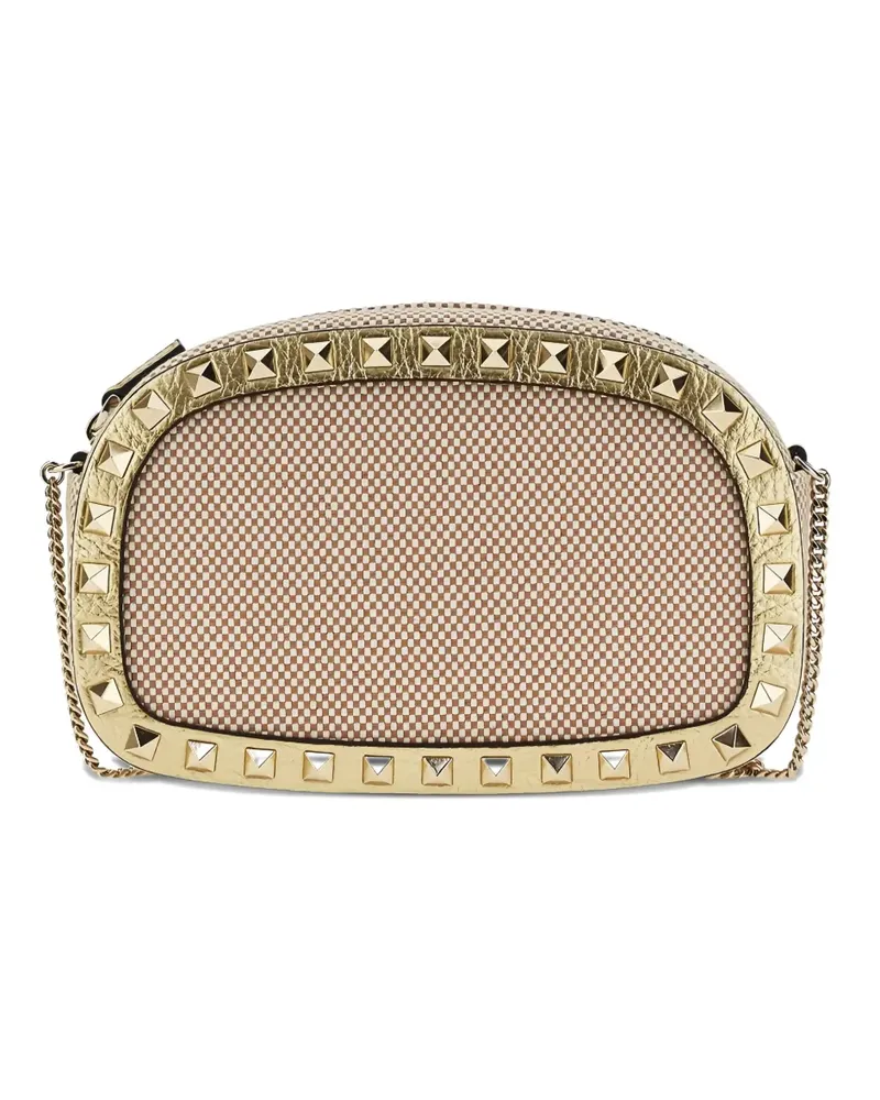 Valentino Garavani mini stud-embellished shoulder bag - Gold Gold