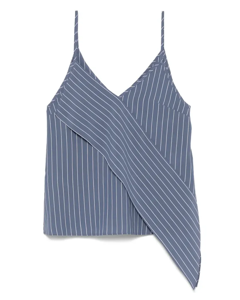 Dondup Gestreiftes Oberteil - Blau Blau