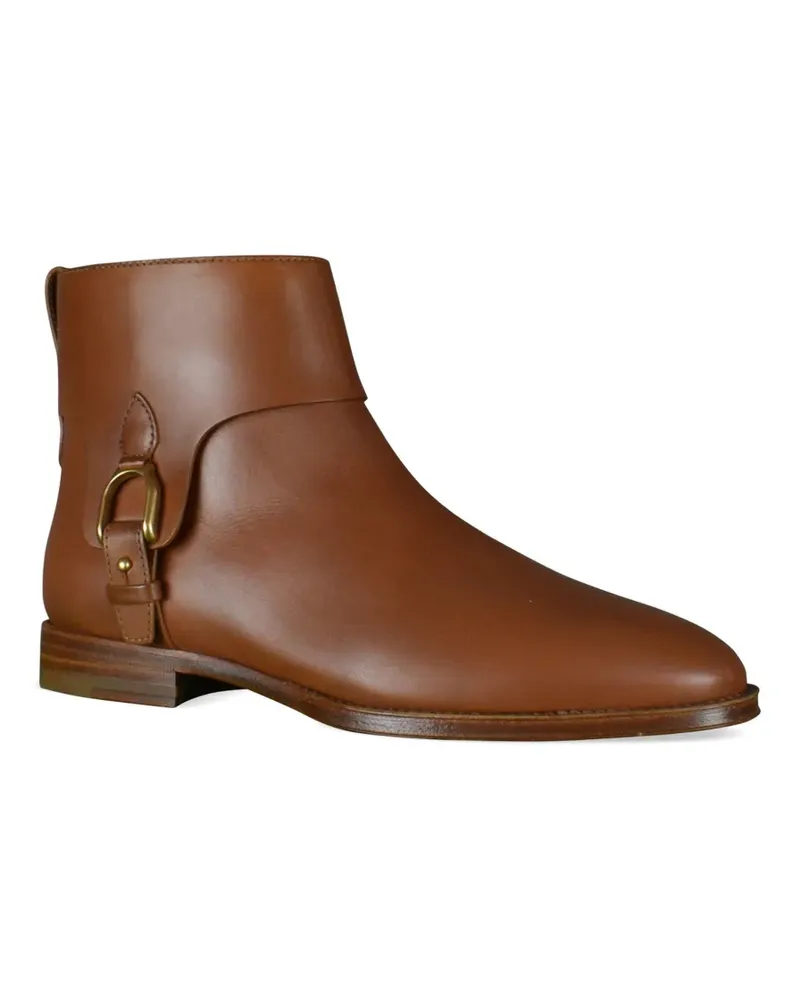 Ralph Lauren Reanne stirrup-buckle boots - Braun Braun