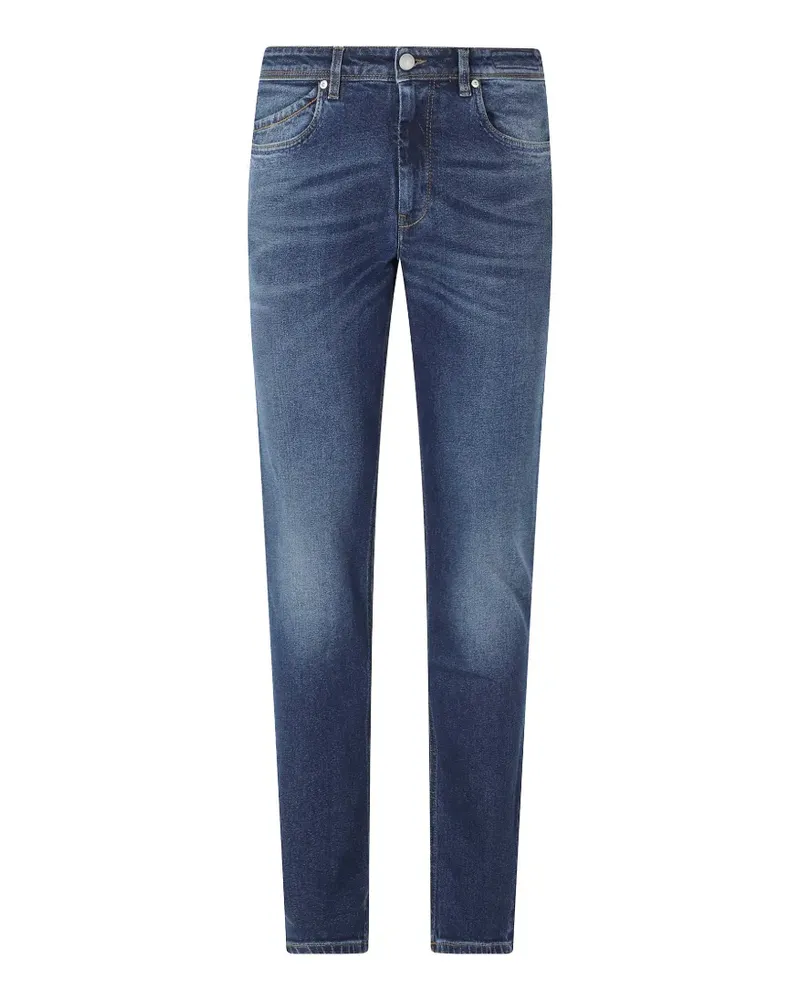Re-HasH faded-effect whiskered jeans - Blau Blau