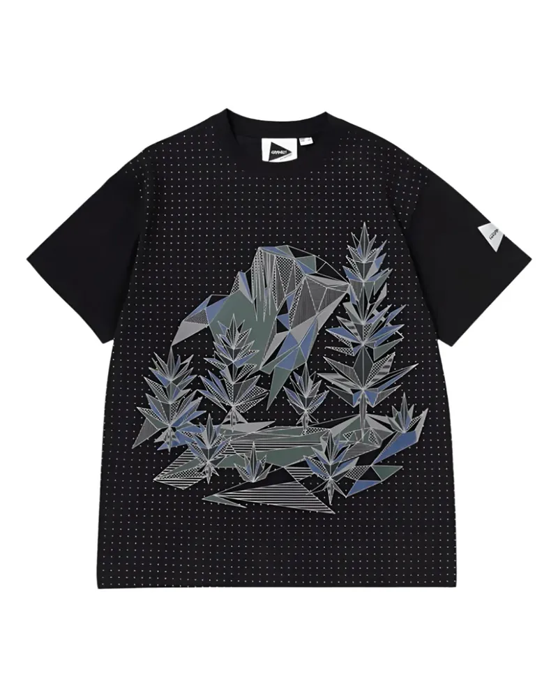GRAMICCI x And Wander Yosemite T-Shirt mit grafischem Print - Schwarz Schwarz