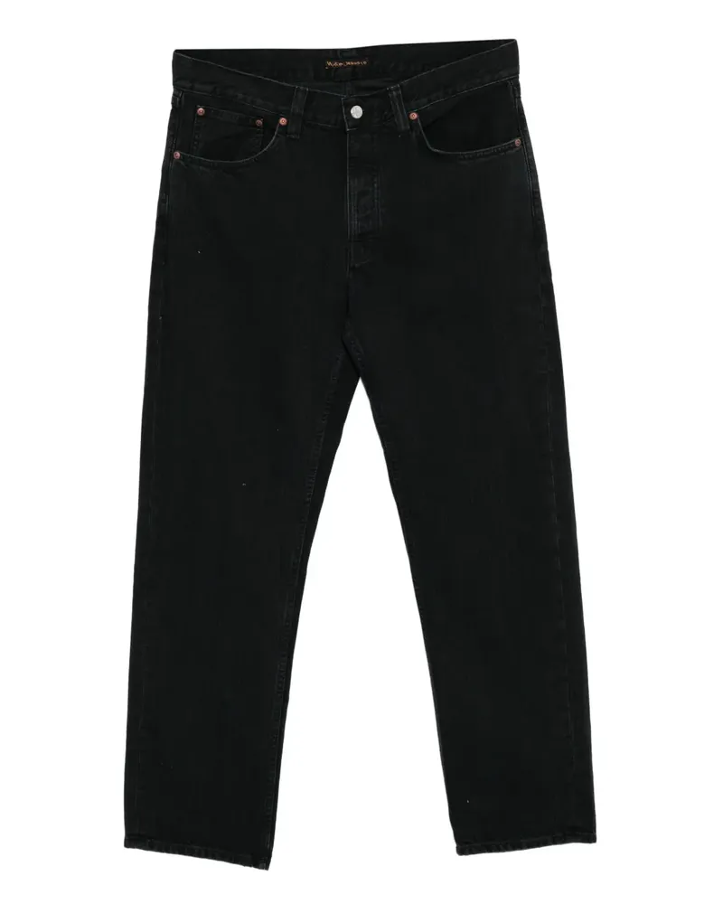 Nudie Jeans Rag Jeans - Schwarz Schwarz