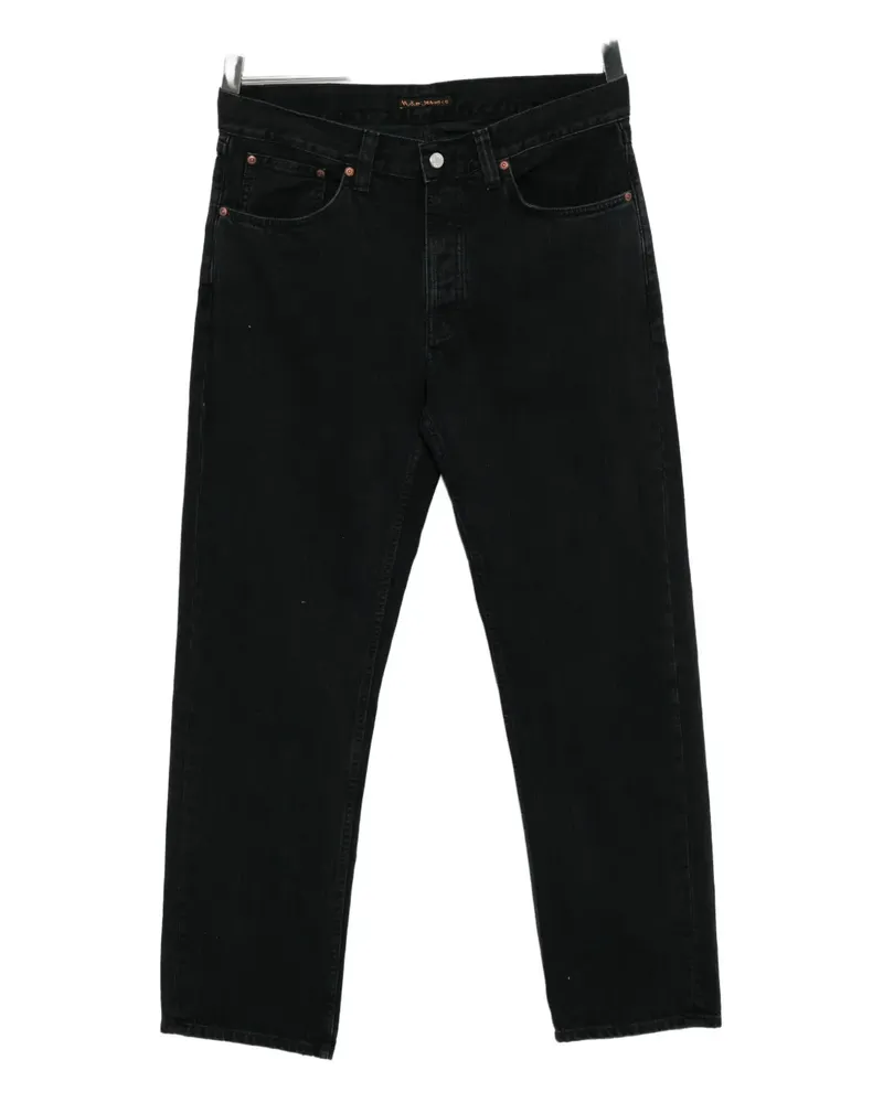 Nudie Jeans Rag Jeans - Schwarz Schwarz
