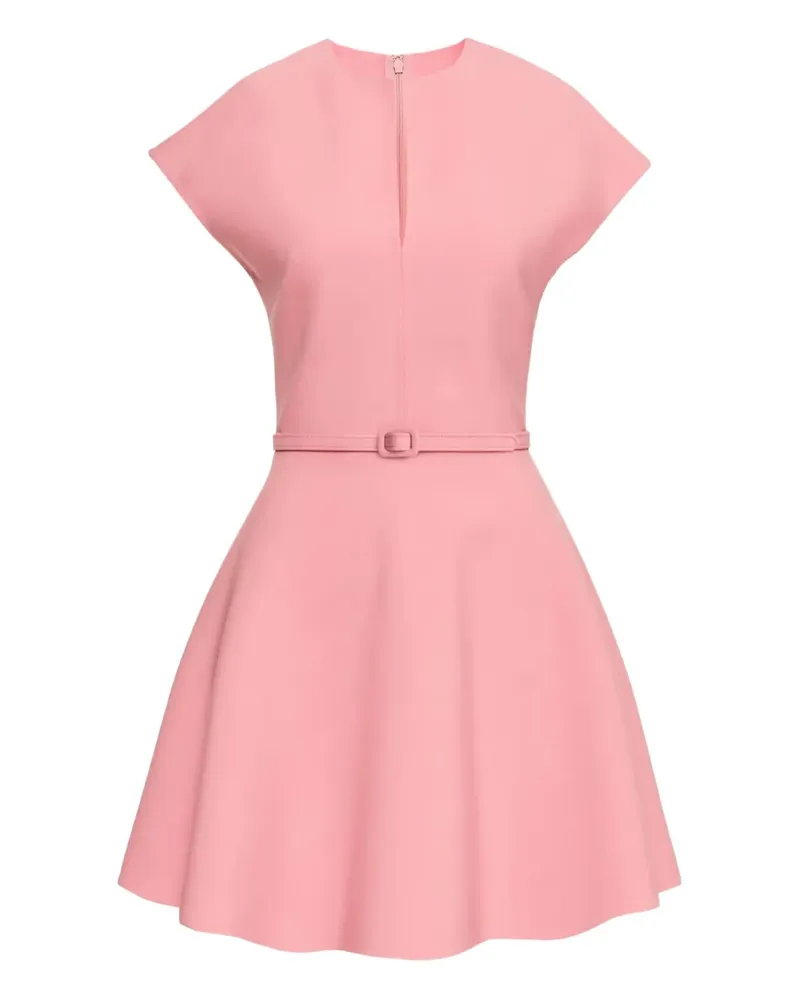 Oscar de la Renta Midikleid mit Ausschnitt - Rosa Rosa
