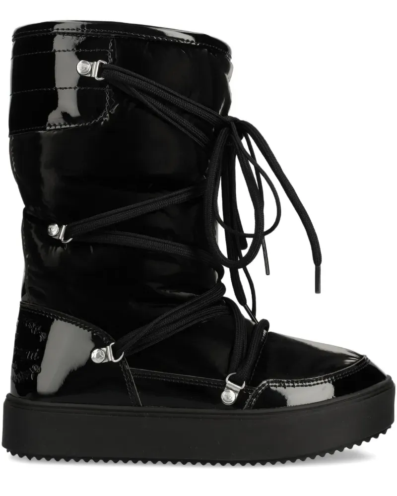 Chiara Ferragni Schneestiefel mit Logo-Prägung - Schwarz Schwarz