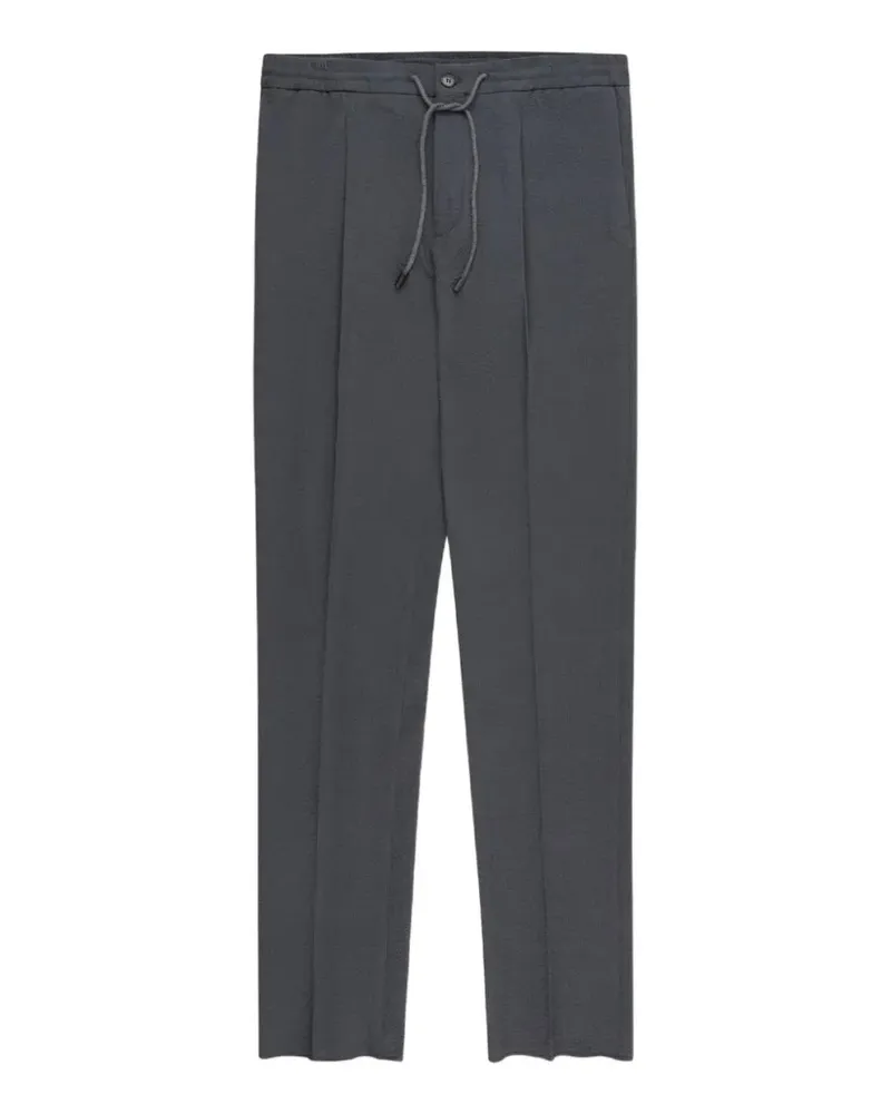 Slowear Seersucker-Hose mit Kordelzug - Grau Grau