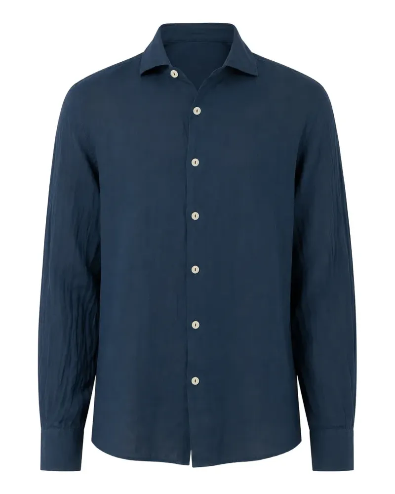 MC2 Saint Barth Pamplona linen shirt - Blau Blau