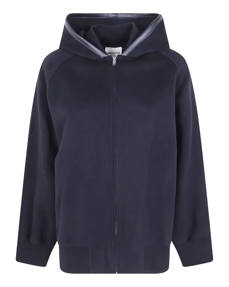 Semicouture Hoodie aus Wolle - Schwarz Schwarz