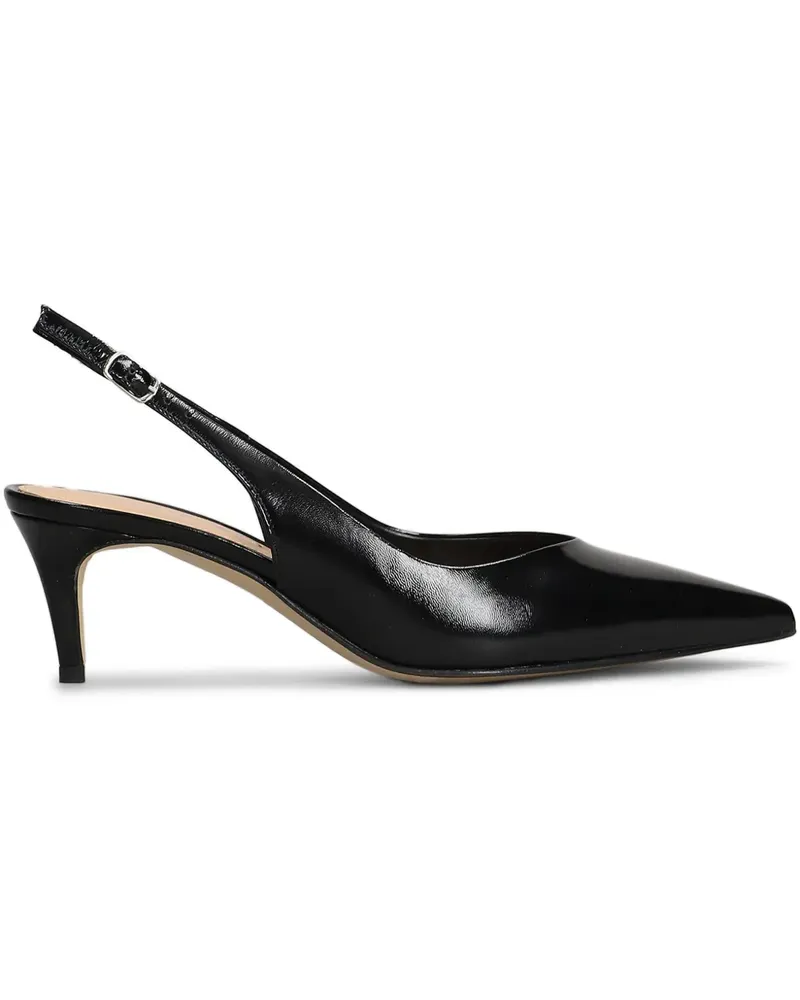 The Seller Slingback-Pumps 60mm - Schwarz Schwarz