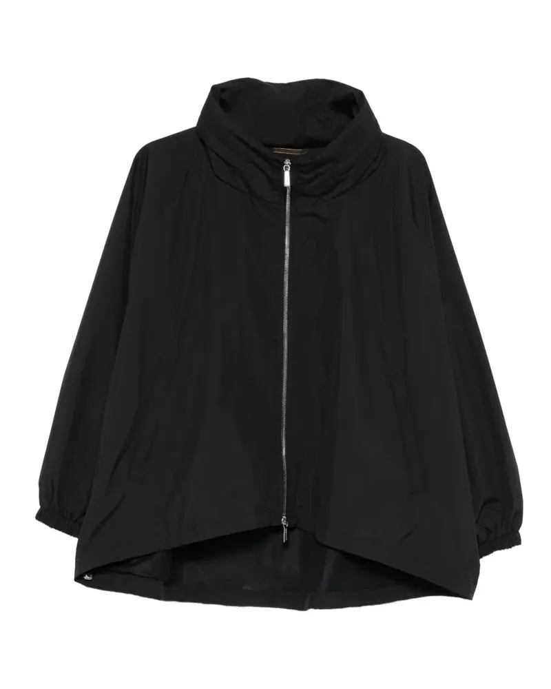 MOORER Lehua funnel-neck zip jacket - Schwarz Schwarz