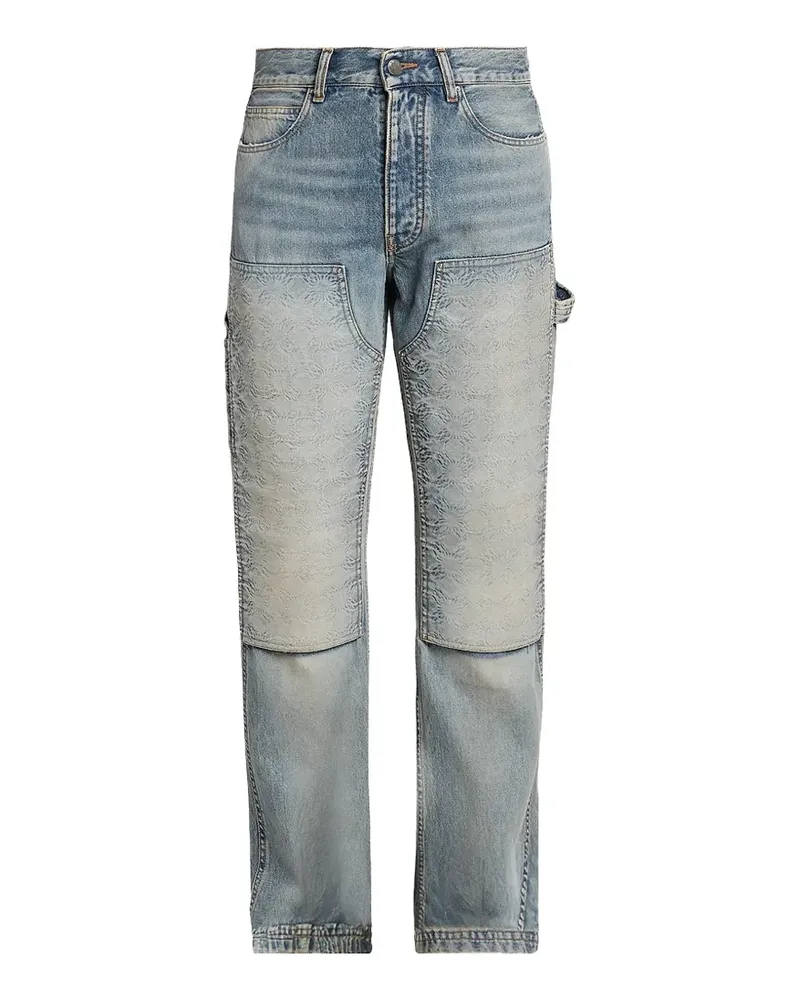 Amiri MA Quad debossed carpenter jeans - Blau Blau
