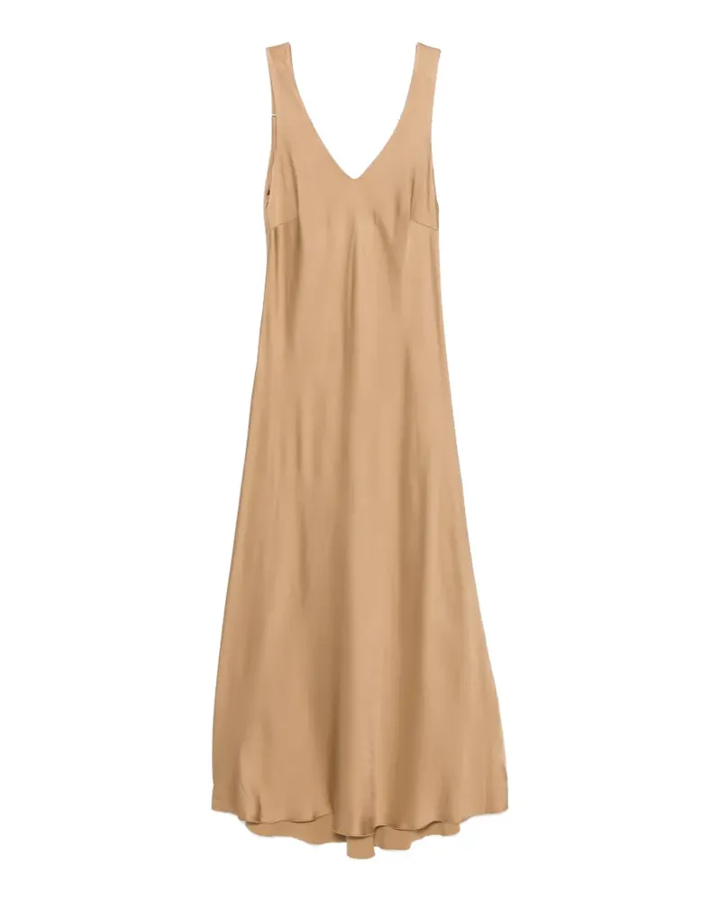 Dixie V-neck midi dress - Nude Nude