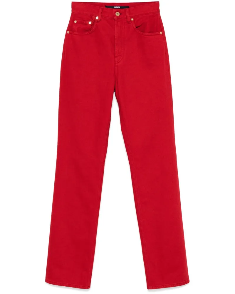 Jacquemus Le de-Nîmes Droit Jeans - Rot Rot