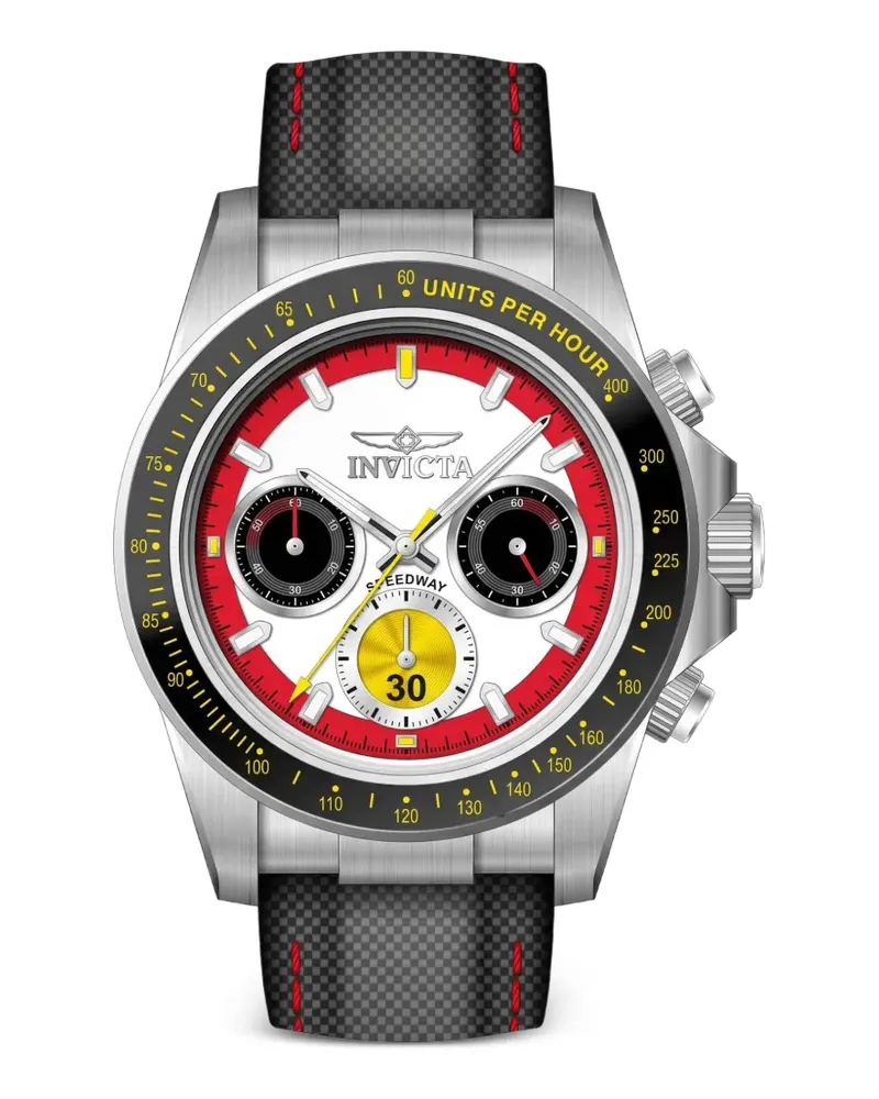 Invicta Speedway Armbanduhr 39.5mm - Weiß Weiß