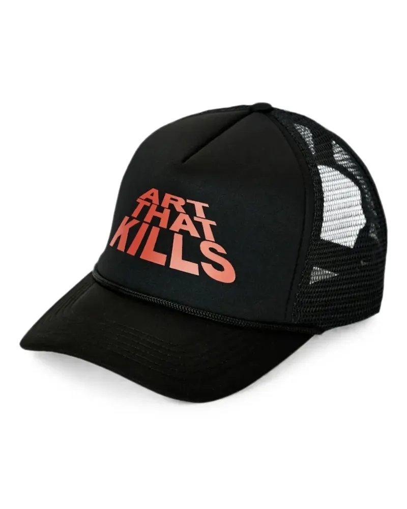 GALLERY DEPT. Art That Kills print trucker cap - Schwarz Schwarz