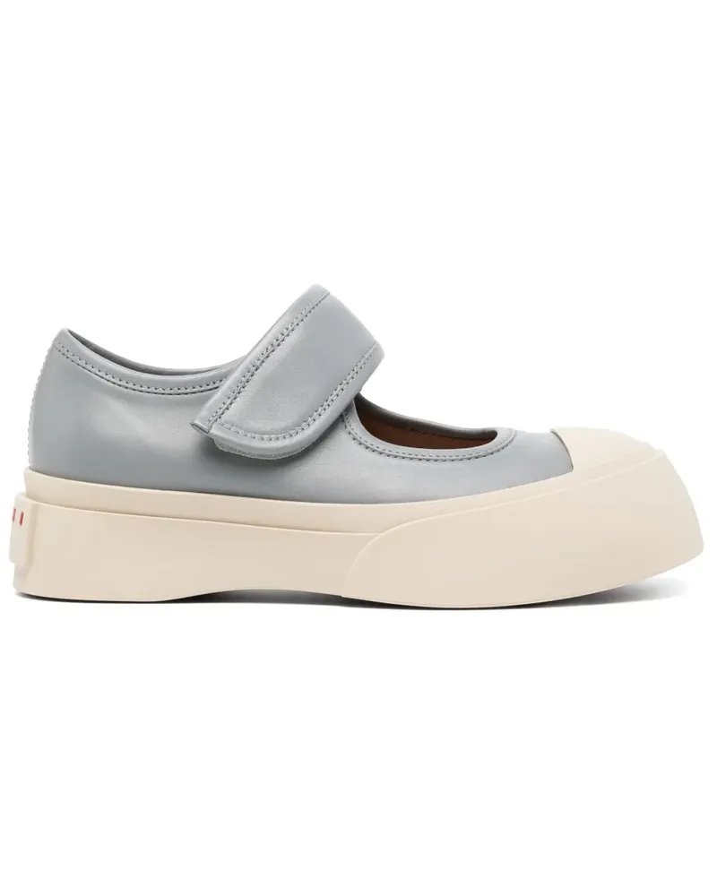 Marni Sneakers aus Leder - Grau Grau