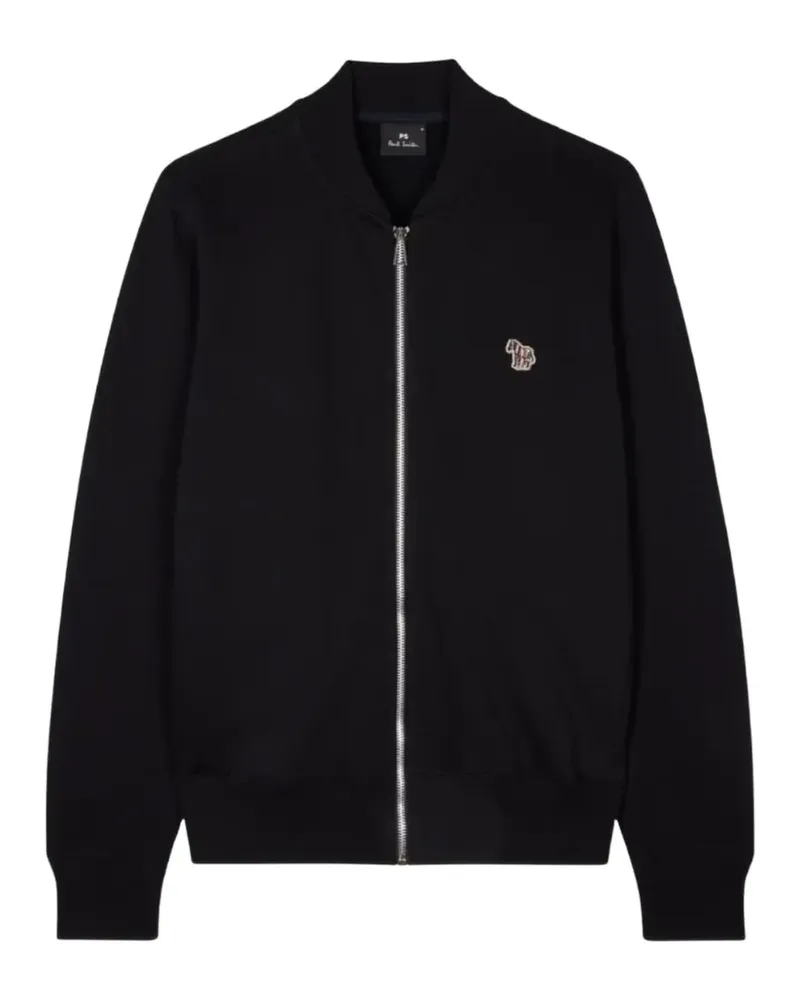 Paul Smith zebra-patch zip-fastening jacket - Schwarz Schwarz
