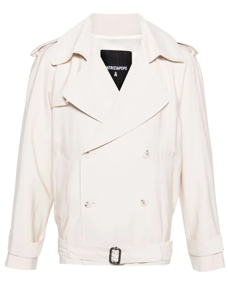 Patrizia Pepe Cropped-Jacke - Nude Nude