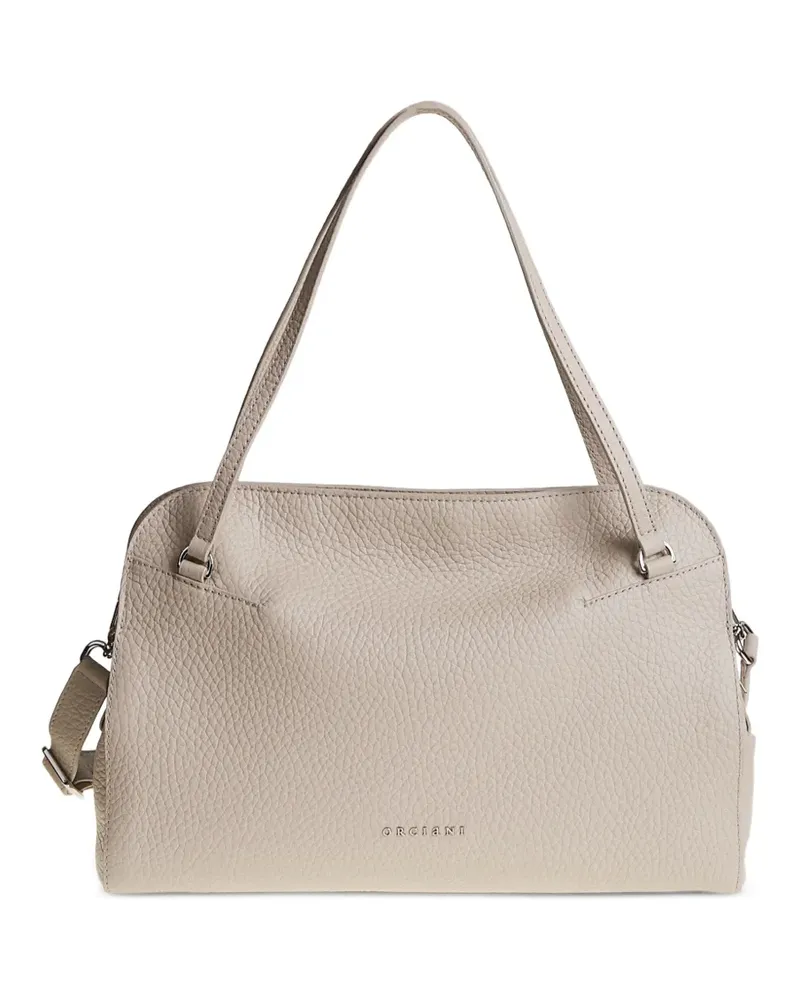 Orciani Midi Lido Schultertasche - Nude Nude