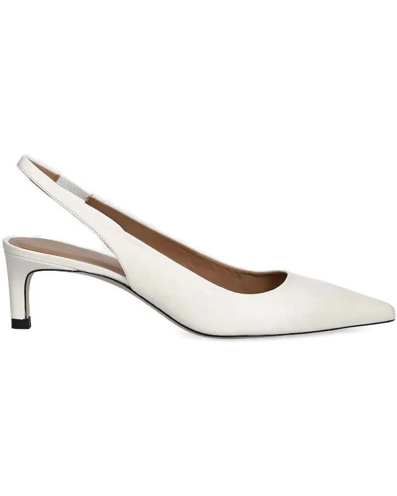 HUGO BOSS Slingback-Pumps mit Absatz - Weiß Weiß