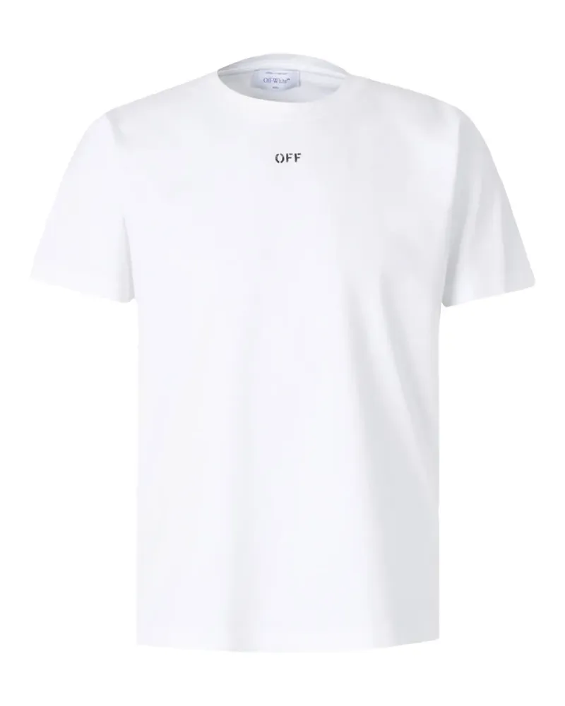OFF-WHITE T-Shirt mit grafischem Logo - Weiß Weiß