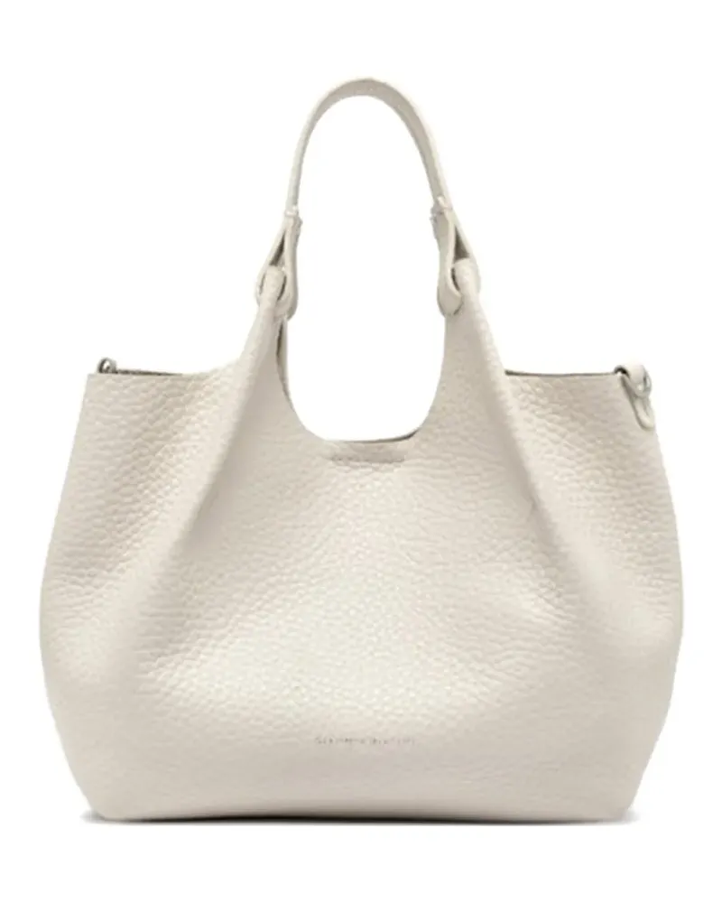 Gianni Chiarini Strukturierter Dua Tote Bag - Weiß Weiß