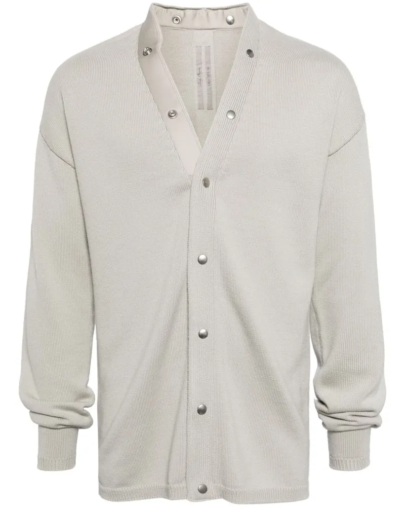 Rick Owens Peter Wollcardigan mit V-Ausschnitt - Nude Nude