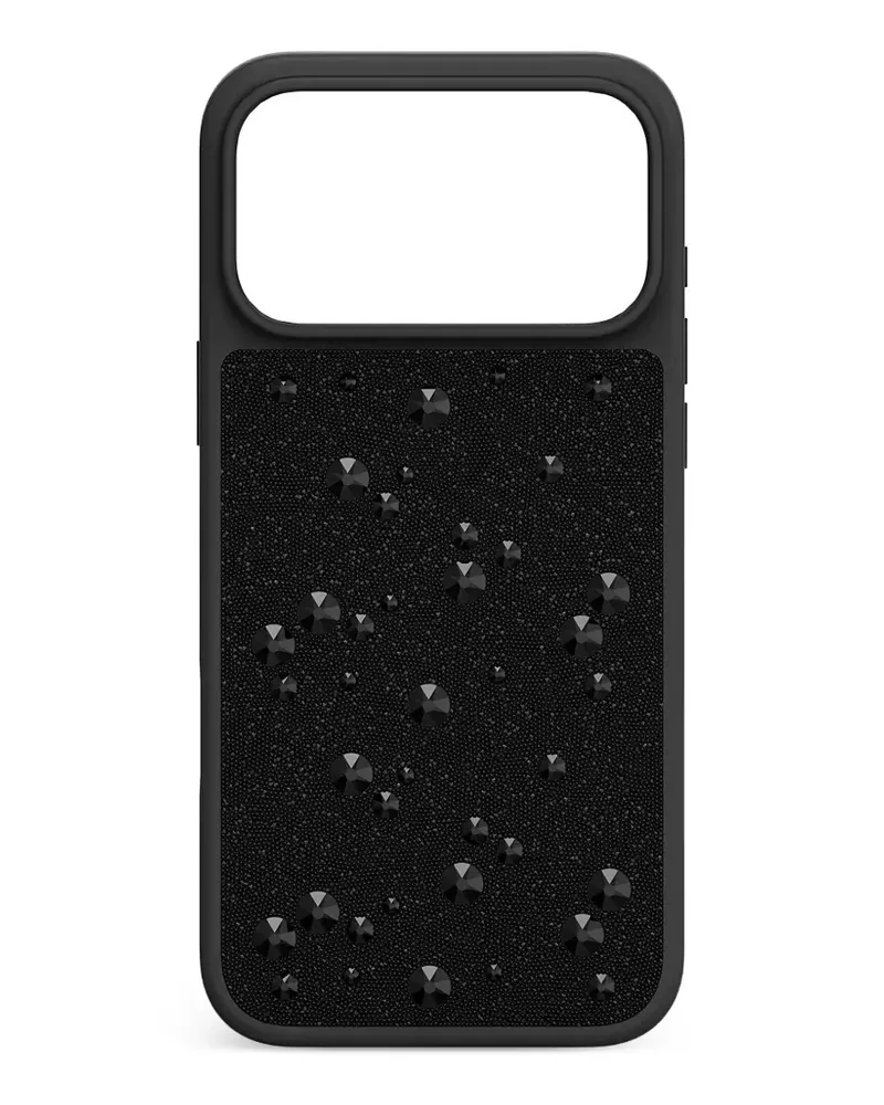 Swarovski iPhone® 17 Pro Max crystal-embellished phone case - Schwarz Schwarz