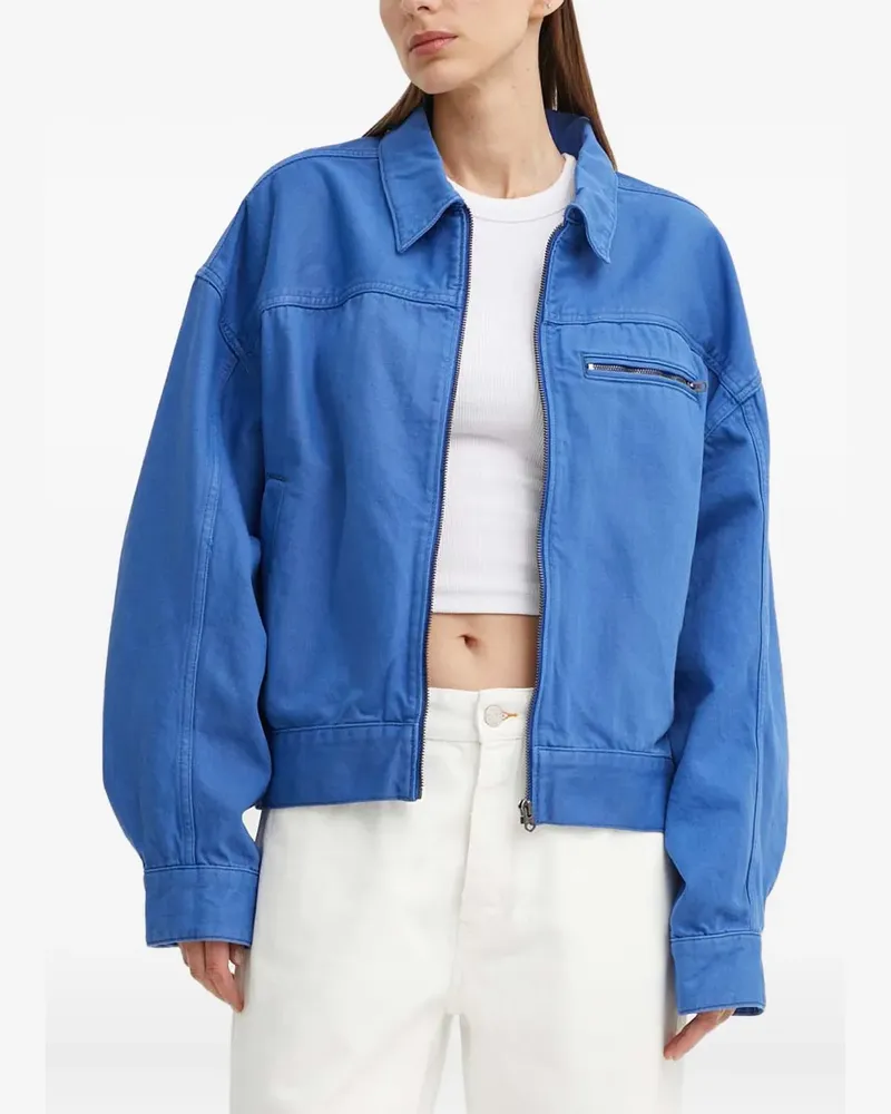 G-STAR RAW Jacke mit Reißverschlusstasche - Blau Blau