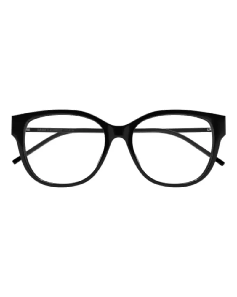Saint Laurent Brille mit rundem Gestell - Schwarz Schwarz