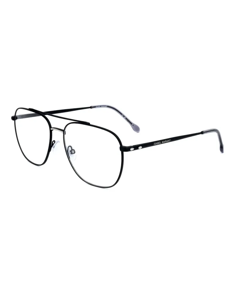 Isabel Marant Klassische Pilotenbrille - Schwarz Schwarz