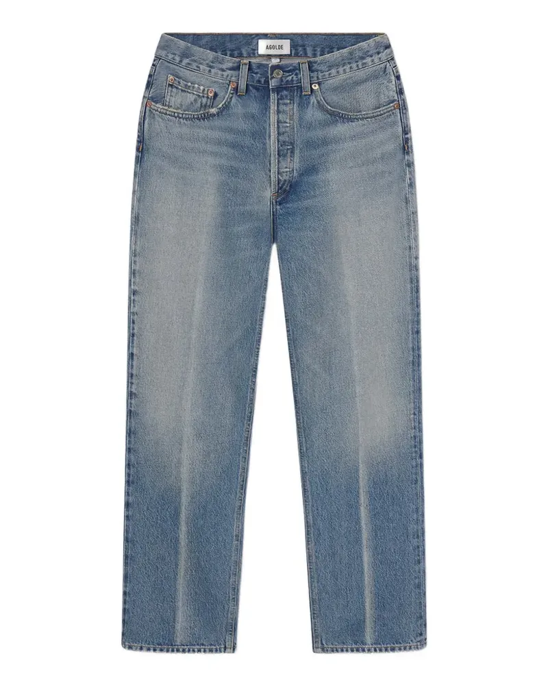 AGOLDE Lana Jeans mit Knöpfen - Blau Blau