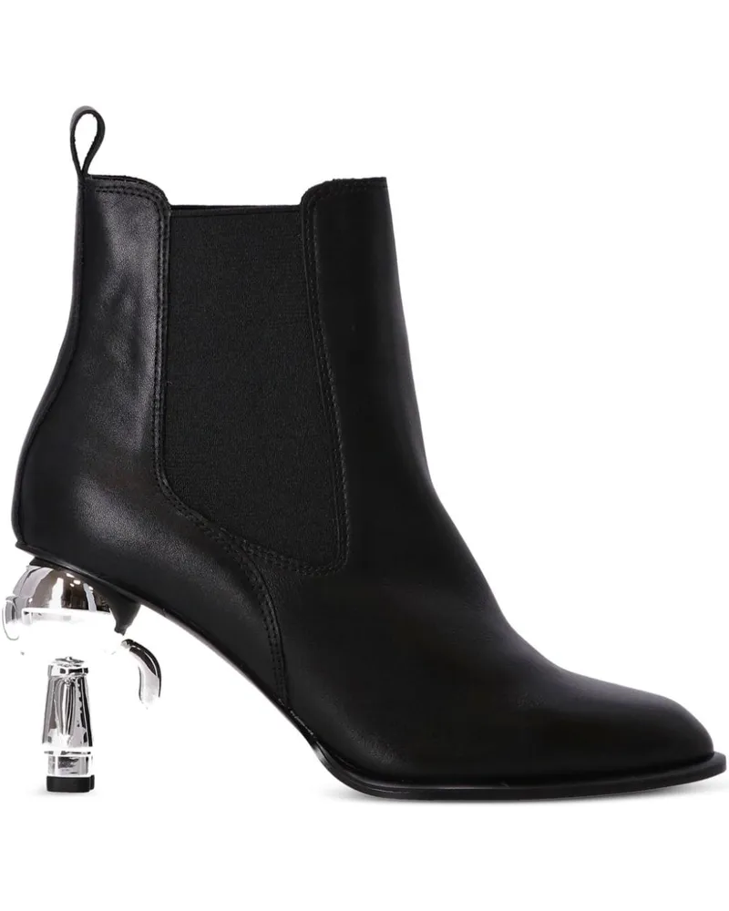 Karl Lagerfeld Gore Stiefeletten mit Ikon-Absatz - Schwarz Schwarz