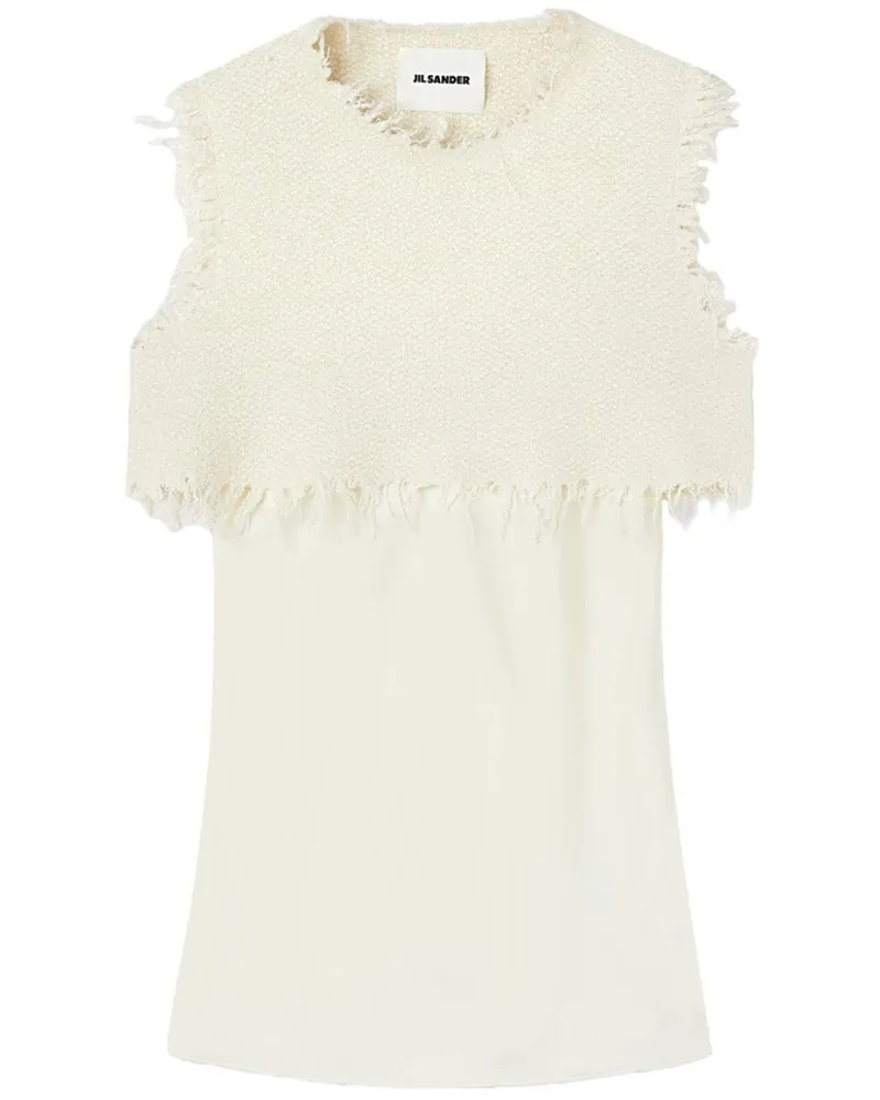 Jil Sander Gestricktes Top - Weiß Weiß