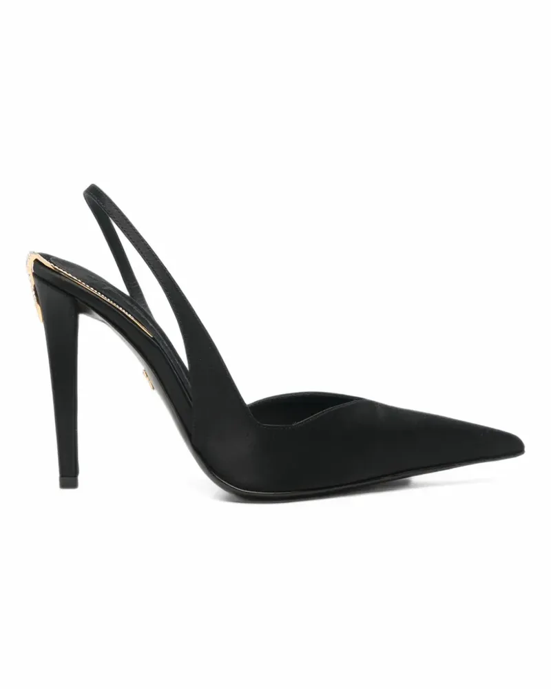 Giuseppe Zanotti crystal-embellished slingback pumps - Schwarz Schwarz