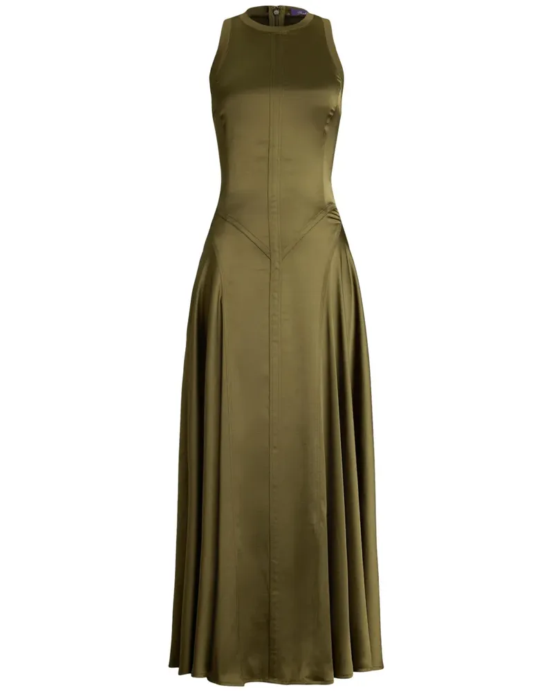 Ralph Lauren Midikleid mit gerafften Details - Grün Grün