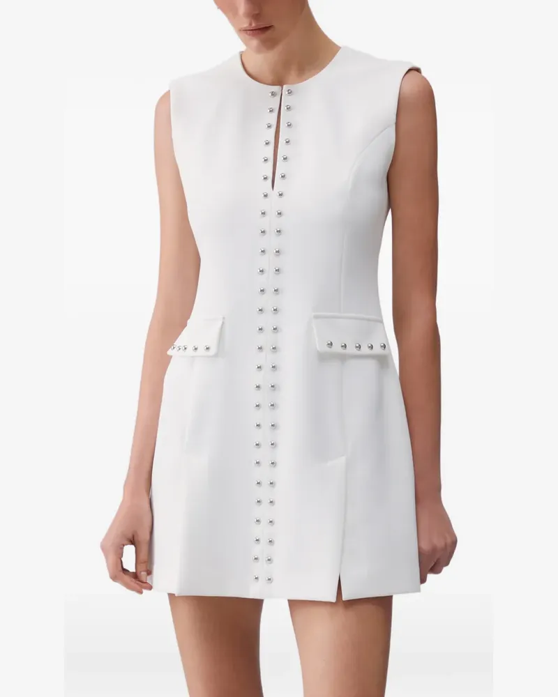 Liu Jo studded mini dress - Weiß Weiß
