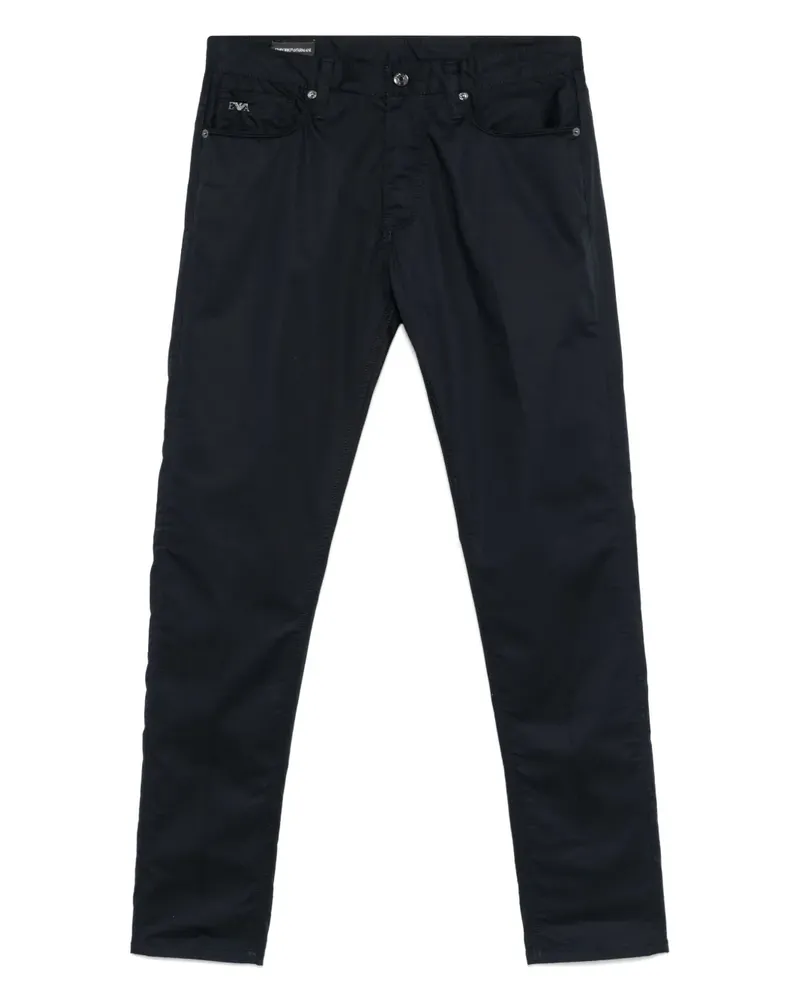 Emporio Armani Hose mit schmalem Schnitt - Blau Blau