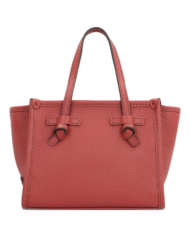Gianni Chiarini Mini Miss Marcella Tote Bag mit Knotendetail - Rot Rot