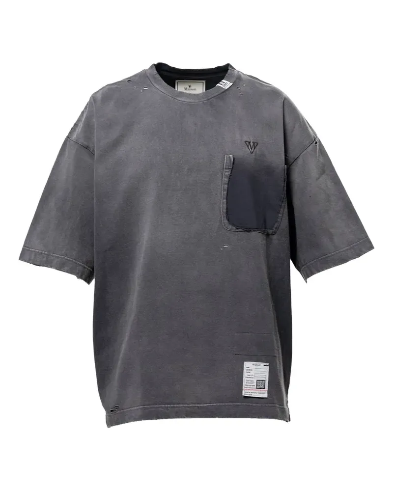 MIHARAYASUHIRO Sun Faded Like T-Shirt - Grau Grau