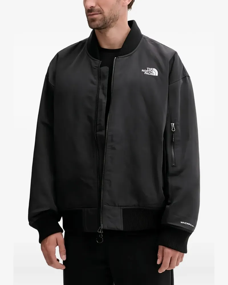 The North Face logo-detail bomber jacket - Schwarz Schwarz