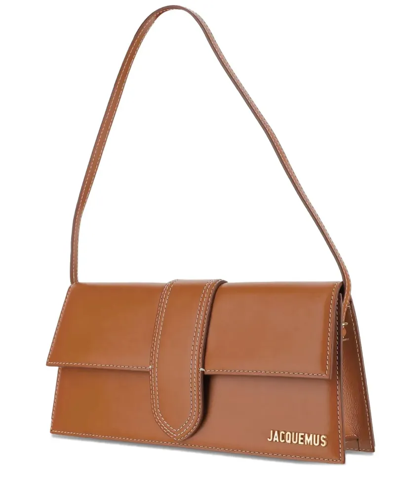 Jacquemus Le Bambino Long top handle shoulder bag - Braun Braun