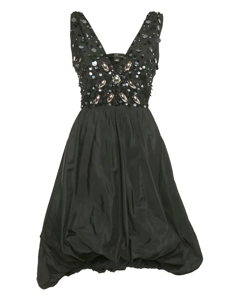 Elisabetta Franchi Verziertes Kleid - Schwarz Schwarz