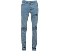 MX1 Jeans mit Mesh-Verzierung
