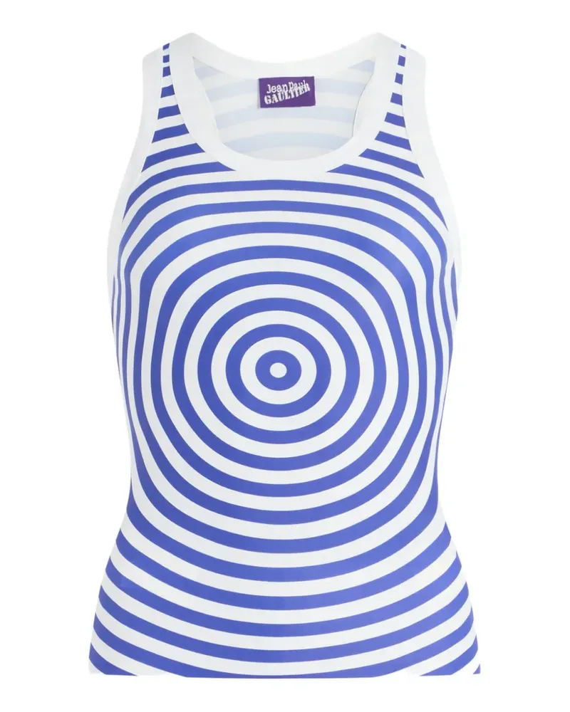 Jean Paul Gaultier The Blue Target Tanktop - Blau Blau