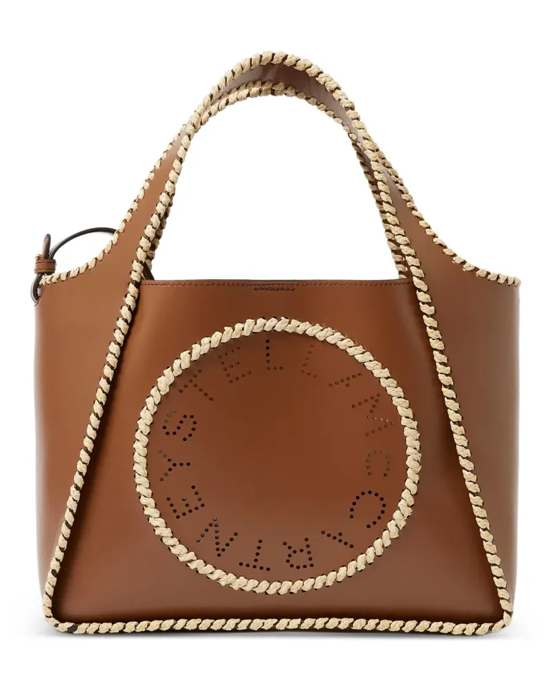Stella McCartney logo-appliqué shoulder bag - Braun Braun