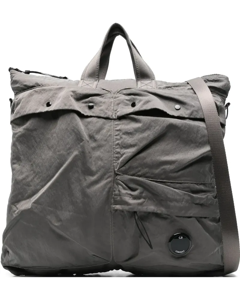 C.P. Company Tote Bag mit Tasche - Grau Grau